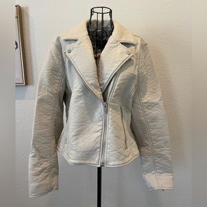 Vegan Leather Moto Jacket
